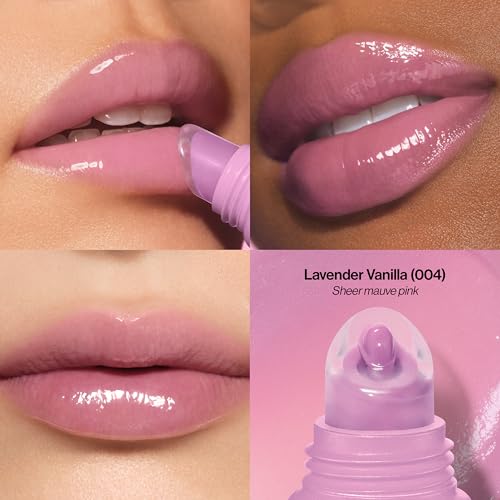 Revlon Glimmer Lip Treat Balm + Mask, Overnight Peptide Lip Treatment, Hydrating, 004 Lavender Vanilla, 0.4 fl oz - Image 3