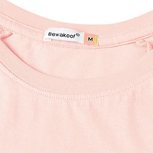 Image of Bewakoof Men's Printed 100% Cotton T-Shirt - Regular Fit, Round Neck, Half Sleeves