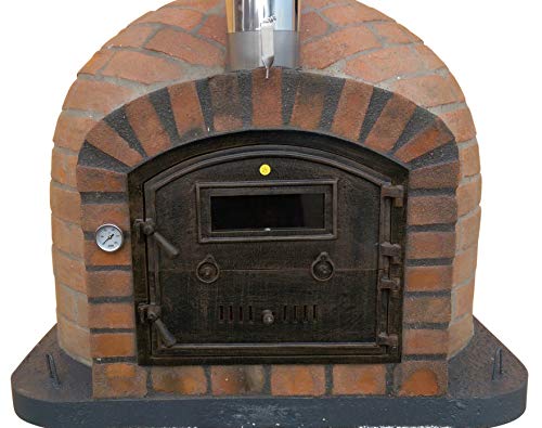 Impexfire Steinbackofen Rustic AL 110 inkl. Kaminrohr und Regenhut Cover