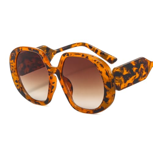 Lunettes de soleil surdimensionnées vintage UV400 pour homme et femme