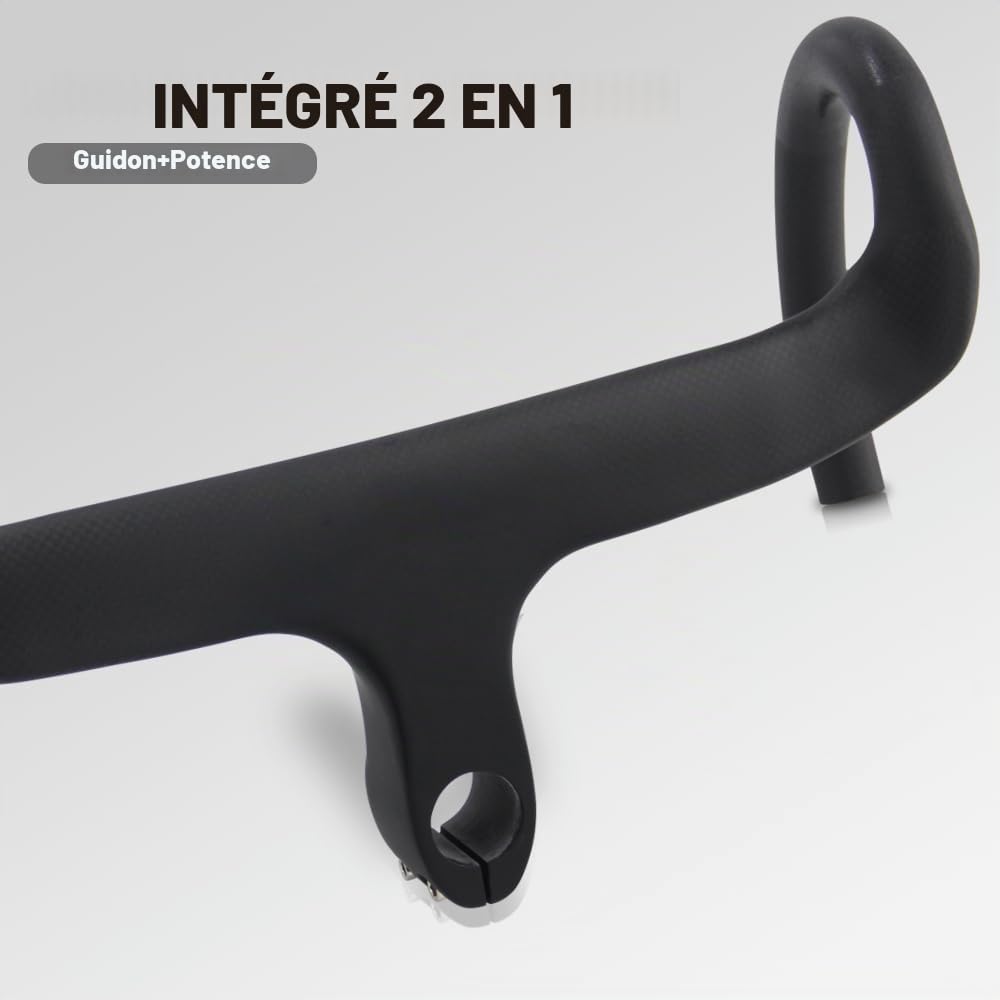 Guidon vélo route carbone RXL SL 1-1/8" cintre velo de route carbone integré guidon carbon 3K mat 420 * 90mm