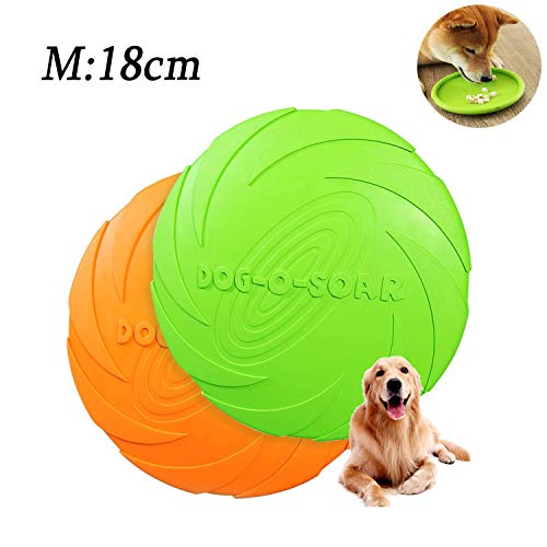 Frisbee Per Cani Nerf Dog In Gomma - Giocattolo Resistente Per Lanci E Riporto, Colori Assortiti