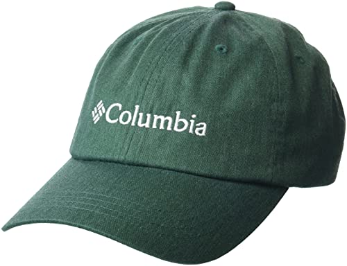 Image of Columbia Unisex Provisions Ball Cap, Lemon Wash /Mountain Landscape