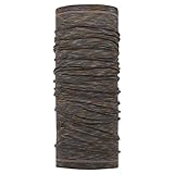 Buff Lightweight Merino Wool Multifunktionstuch, Fossil Multi Stripes, Einheitsgröße