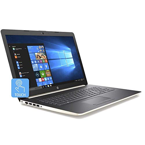 Image of HP 2018 Newest Premium Business Flagship Laptop Notebook Computer 17.3 inch WLED-Backlit Display AMD A9-9420 Processor 8GB DDR4 RAM 1TB HDD Radeon R5 Graphics Webcam Window 10-Silk Gold