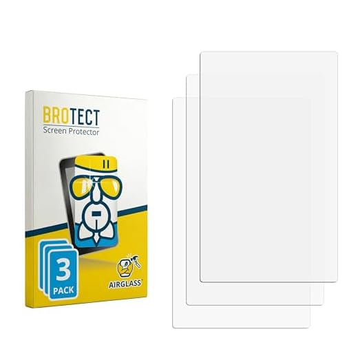 BROTECT (3 Stück Schutzglas für Vmax VX4 Schutzfolie Made in Germany Panzer Folie Glas Displayschutz [Kratzfest 9H, Anti-Fingerprint,Transparent]