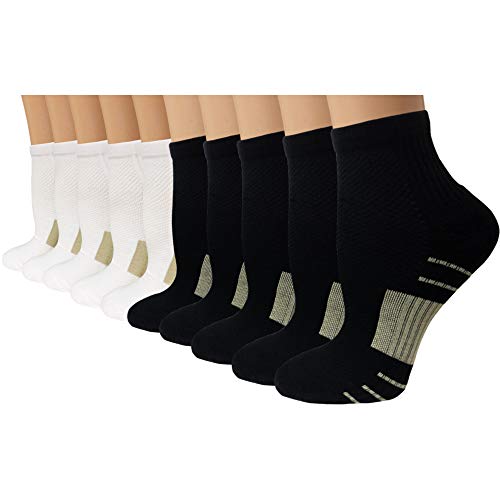 Copper Compression Socks for Men & Women Circulation-Ankle Plantar Fasciitis Socks Support for Athletic Running Cycling(S/M) Copper Compression Socks for Men & Women Circulation-Ankle Plantar Fasciitis Socks Support for Athletic Running Cycling(S/M)