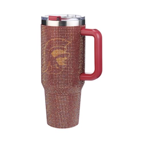 Image of The Memory Company Officially Licensed 40oz TC Bling Game Day Tumbler with Vintage Logo, University of Southern California