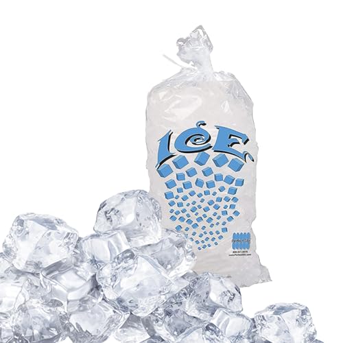 Perfect Stix Icebag10TT-50 Ice Bag with Twist Tie Enclosure, 10 Lbs (50/Pk) (Pack of 50)