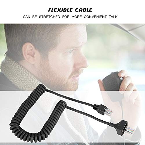 Yanmis 50cm 8-Pin Flexible Mic Cable for Radios, 50 cm - Image 2