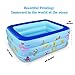 Inflatable Pool with Inflatable Soft Floor, Kiddie Pool 59