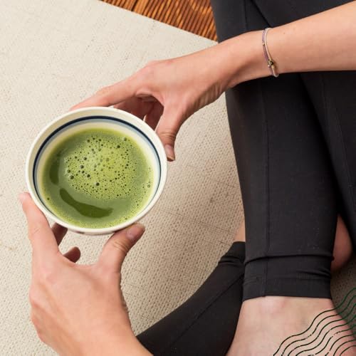 NaturaleBio Organic Ceremonial Grade Matcha Powder, 30g. From Uji, Kyoto for Traditional Japanese Tea Ceremony. Green Tea Free of Added Sugars and Preservatives