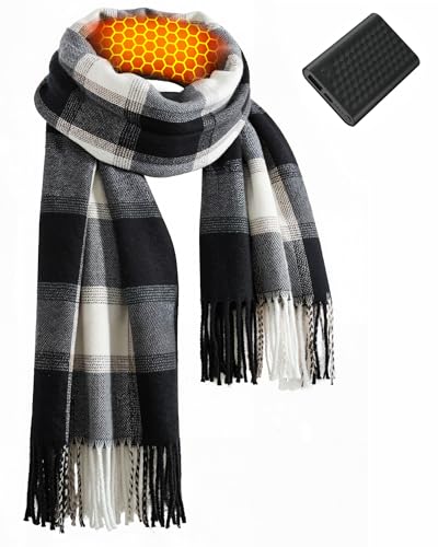 Women Heated Scarf Rechargeable Electric Neck Warm Christmas Xmas Birthday