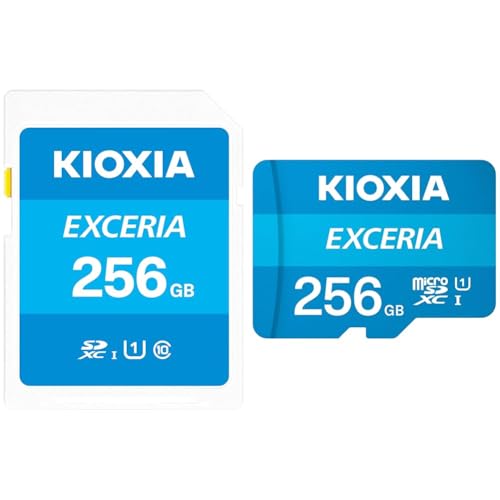 yZbgzKIOXIA(LINVA) Ń SDJ[h 256GB SDXC UHS-I Class10 Ǐox100MB/s { Ki [J[ۏ5N KLNEA256G + microSD 256GB UHS-I Class1