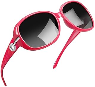 Joopin Polarised Sunglasses Womens Trendy Oversized Driving Ladies Sunglasses with UV Protection Big Rectangle Sun Glasses for Women