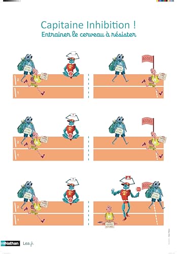 Entrainer le cerveau à résister - Coffret : 1 guide pédagogique, 240 cartes de jeux, 1 grand poster, 5 attrapes-piège. CP CE1 CE2 CM1 CM2 - Cycles 2 et 3: Préface par Olivier Houdé et Grégoire Borst – vue 2