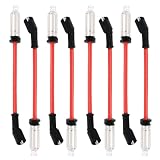 9748HH Spark Plug Wire Set Compatible with 99-06 sliverado Sierra Tahoe Yukon, 10mm Spark Plug Wires Set with Heat Sheild (Red)
