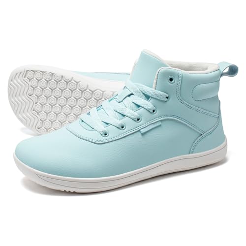 HOBIBEAR Women's Wide High-Top Barefoot Sneakers | Men's Mesh Lined Comfortable Ankle Bootie | Minimalist Zero Drop Sole2