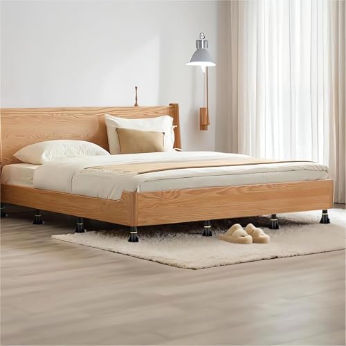 NENOWOND Adjustable Bed Support Legs Heavy-Duty, Bed Frame Center Support & Furniture Legs for Bed Frame/Sofa/Dresser, Height Adjustable 4.1-7.3 Inch (2 Pack)