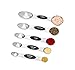 Internet's Best 5 Count Magnetic Measuring Spoon Set, Stainless Steel