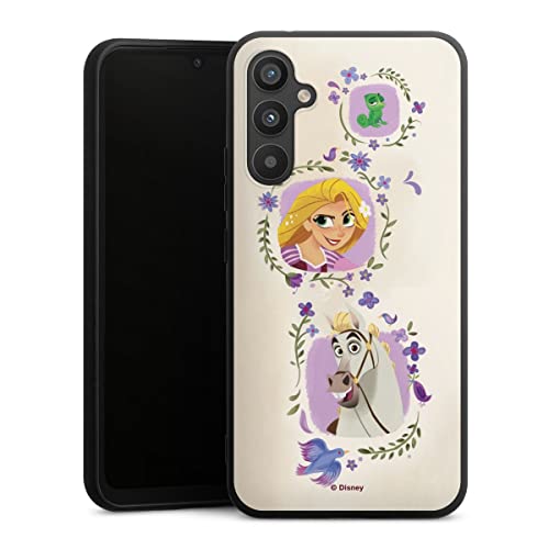Cover premium compatibile con Samsung Galaxy A34 5G custodia del telefono cellulare cover Disney Rapunzel Amicizia silicone nero
