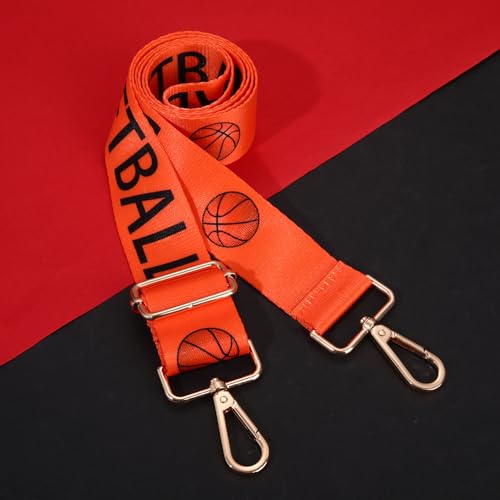 Image of NVENF Game Day Purse Strap Replacement Baseball Basketball Soccer Golf Crossbody Shoulder Bag Straps for Stadium Clear Purse (Style B)