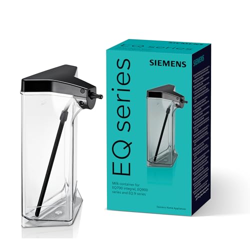 Siemens Récipient à lait intégré pour les modèles Siemens EQ.9 plus, EQ900 et EQ700 integral, lavable au lave-vaisselle, facile à retirer, pratique à ranger,...