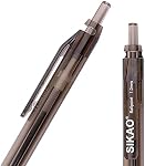 Black Pens Bulk 60 Pack –Smooth Writing 1.0mm Click Black Ballpoint Pens with Translucent Barrel, Reliable Bulk Pens for Office, School, Home & Restaurant Server Use