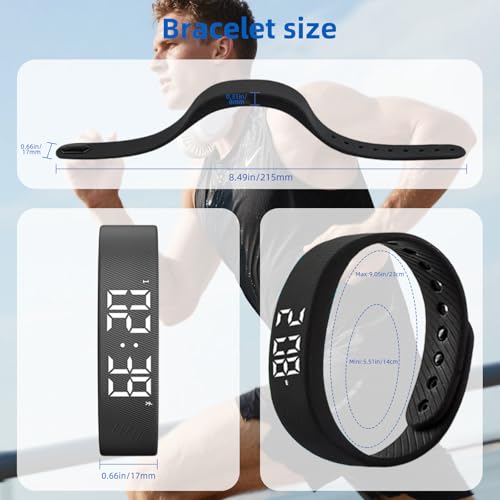 Powerful Vibration Alarm Bracelet for Heavy Sleepers