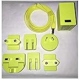 Zotech Replacement AC Adapter Plug and Cable for All UE MEGABOOM Speakers (Including 6 International Power Plugs Attachments)