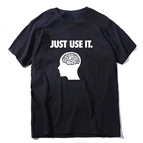 T-shirt coton casual hommes noir à coupe ample pour éviter la chaleur de l'été