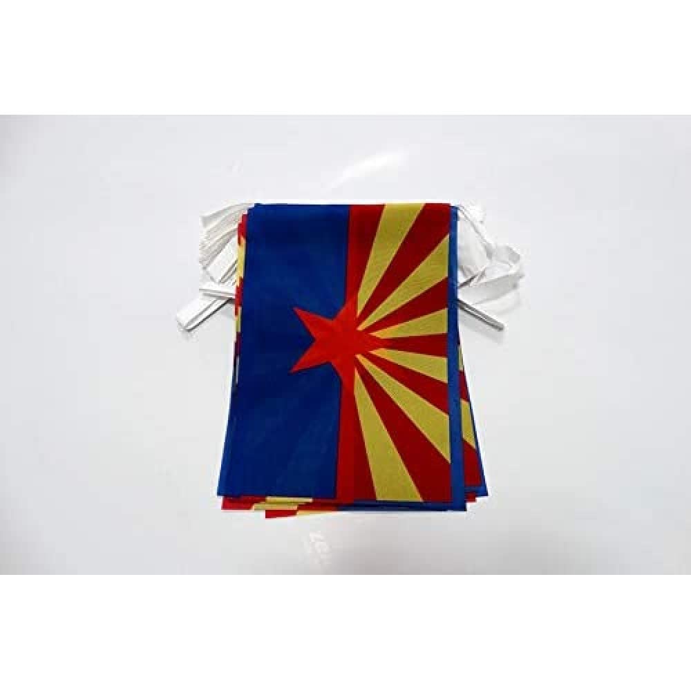 AZ FLAG Arizona Bunting 20 ft 20 flags Light Polyester