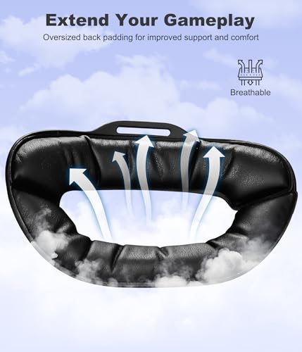 Kawaye Comfort Head Strap Compatible with Meta Quest 3S/Quest 3/Quest 2, Adjustable VR Headset Strap with Upgraded Cotton BackPad, Elite Strap Replacement Enhanced Support&Comfort&Reduce Pressure - Image 8
