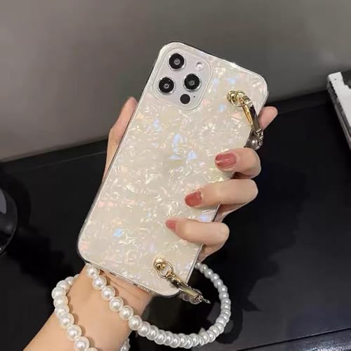 Coque Samsung S22 Ultra avec lanière amovible en perles, protection antichoc souple