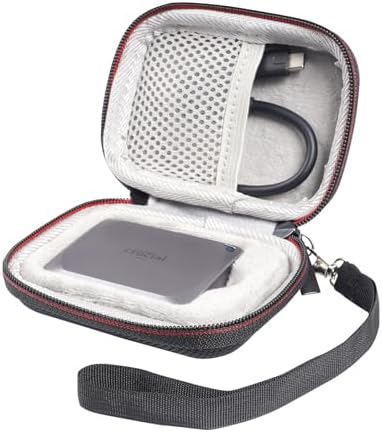 Étui De Transport Rigide Crucial To Organisateur De Disque SSD Externe Et Protection Pour Clé USB Crucial X9/X9 Pro/X10 Pro