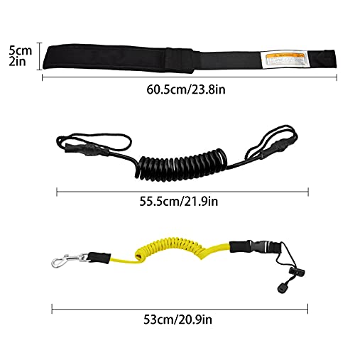 Corde de surfant enroulé de haute résistance avec pivots acier