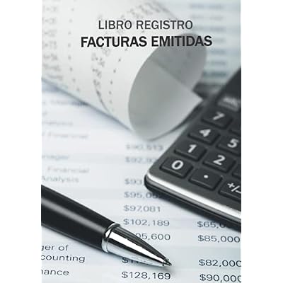 Libro Registro Facturas Emitidas: Libro de contabilidad para aut&oacute;nomos y empresas | P&aacute;ginas numeradas | a4