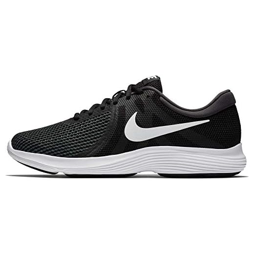 Nike Men's Revolution 4 Running Shoe, Black/White-Anthracite, 10 Regular US