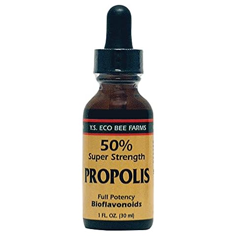 YS BEE FARMS Organic 50% Spr Strngth Propolis Tinct, 1 OZ Cover