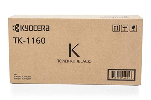 Toner noir Kyocera Ecosys P 2040 DW TK1160 cartouche 1T02RY0NL0 originale