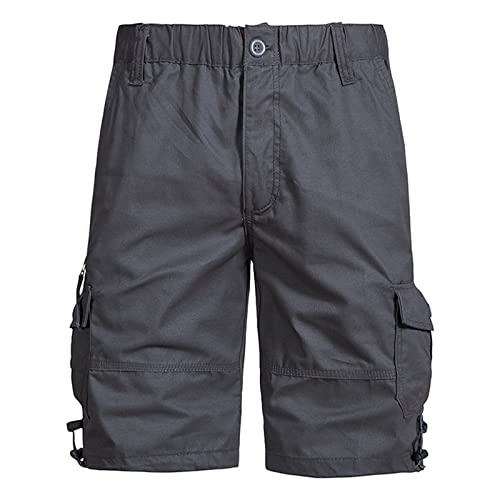 2024 Pantalones Cortos Hombre Verano Casual Moda Trabajo Pantalones Corto Deporte Jogging Pantalon Fitness Chandal Hombre Talla Grande Pantalones de Trekking Deportes al Aire Libre Playa
