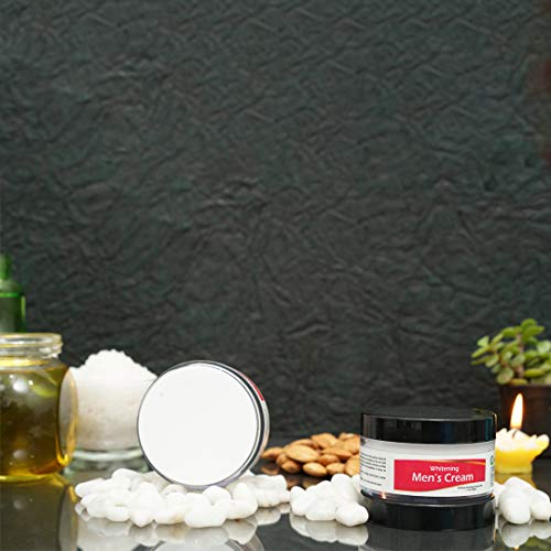 100% Natural, Organic & Handmade Men's Fairness Whitening Cream For Face, Skin & Body (50 Gms)