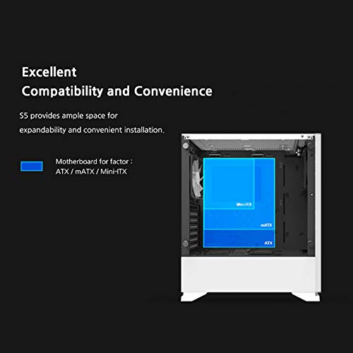 Build My PC, PC Builder, Zalman S5 White