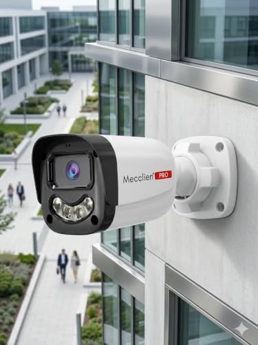 Image of 5MP Full Color Outdoor Bullet CCTV Security Camera with AI Detection, Dual Light, Night Vision, Weatherproof Housing & Adjustable Mount |Starlight | Metal Body