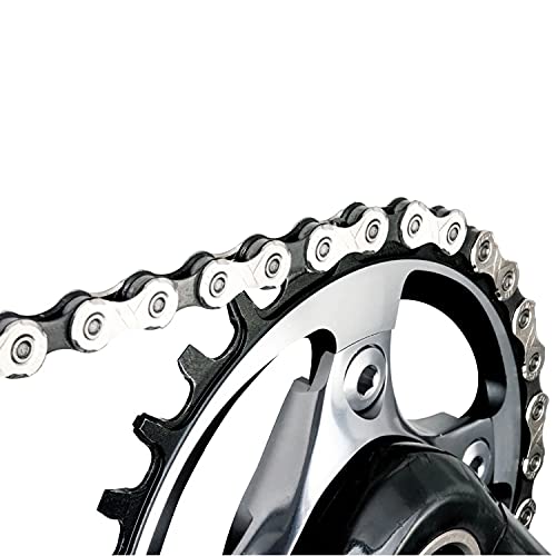 Kootu Bike Chain, 118 Links Stainless Steel Bicycle Chain, 11 Speed Magic Button Bike Chain For Road Bike Mountain Bike #TOP3