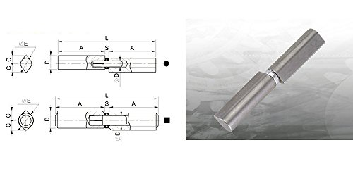 COMBIARIALDO 261,20 CREMALLERA 150 X 25 X 30 X 148,5 MM, GOTA TORX, 25 MM X 71 RODAMIENTO DE BISAGRA LATÓN REGGISPINTA GALVANIZADO, 6,5 MM BLACK LA EDIFICACIÓN HIERRO PARA PUERTA
