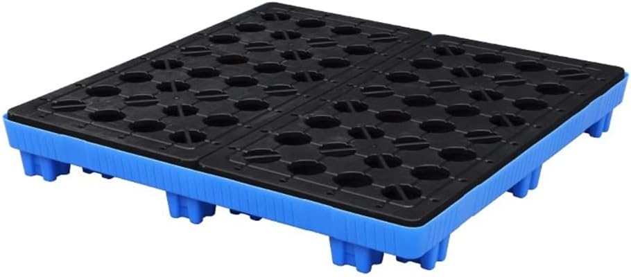 Modular Spill Containment Platform, Drum Spill Containment Pallet, Containment Tray Polyethylene Spill Pallet Anti-Leakage(122 * 62 * 17cm)(122 * 62 * 17cm)