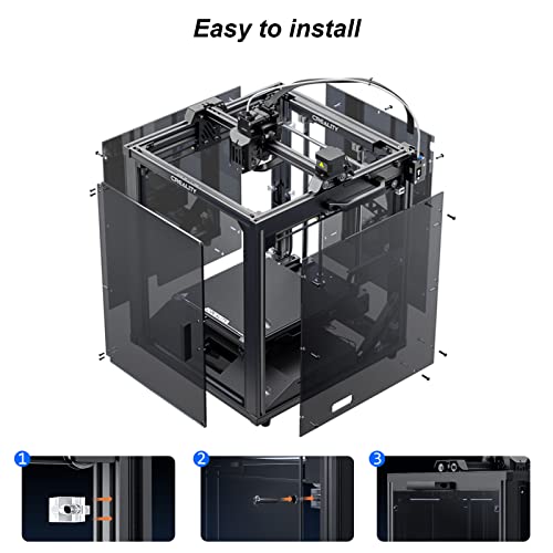 Creality Ender 5 S1 Kit de Caixa de Acrílico Caixa Capa Protetora Tenda À Prova de Poeira Temperatur