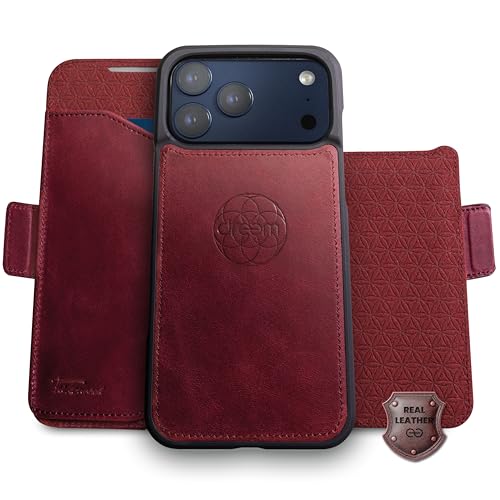 Coque iPhone 17 Pro en cuir Dreem Fibonacci idée cadeau avec boîte élégante