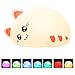 Produktbild Kinder Nachtlicht Kidoo Schöne Katze Silikon Nachtlicht für Kinder Baby Kleinkind Tippen Sie auf Steuerung Multicolor Kindergarten Nette Lampe, USB Wiederaufladbare